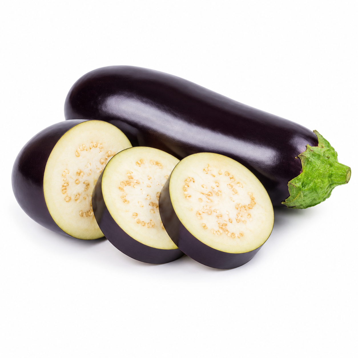 Organic Eggplants Big